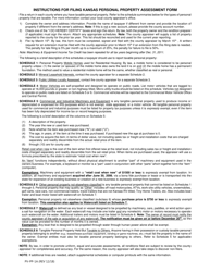 Form PV-PP-1A Personal Property Assessment Form - Kansas, Page 2