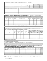 Form PV-PP-1A Personal Property Assessment Form - Kansas, Page 3