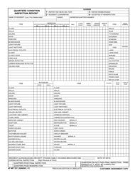 AF IMT Form 227 Quarters Condition Inspection Report, Page 2