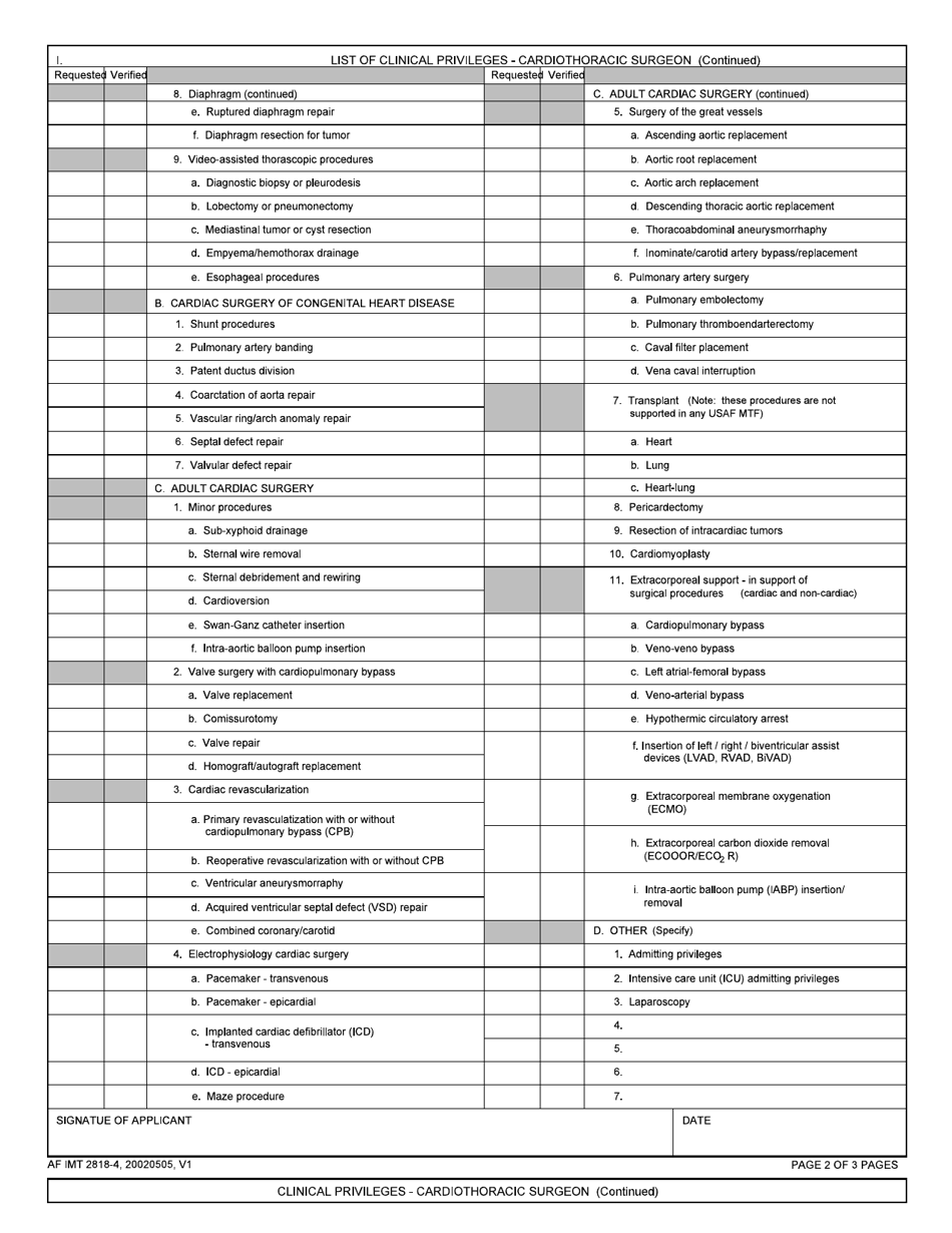 AF IMT Form 2818-4 - Fill Out, Sign Online and Download Printable PDF ...