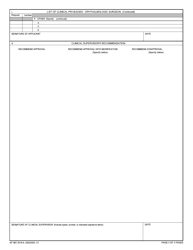 AF IMT Form 2818-9 Clinical Privileges - Ophthalmologic Surgeon, Page 3