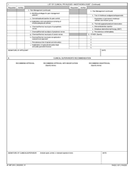 AF IMT Form 2819 Clinical Privileges - Anesthesiologist, Page 2