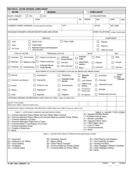 AF IMT Form 3545 Incident Report, Page 3