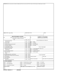 AF IMT Form 361 Chamber Reactor/Treatment Report, Page 2