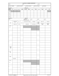 AF IMT Form 4119 C-130 Fuel Planning Worksheet