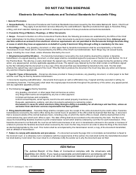 Form JD-CL-73 Facsimile Filing Cover Sheet - Connecticut, Page 2