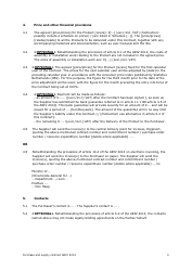 Purchase and Supply Contract Template - Netherlands, Page 3