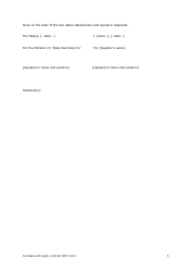 Purchase and Supply Contract Template - Netherlands, Page 5