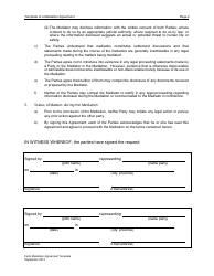 Sample &quot;Mediation Agreement Template&quot;, Page 2