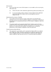 Sample Mediation Agreement Template, Page 5