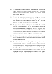 Tenancy Agreement Template (Fixed Term) - United Kingdom, Page 4