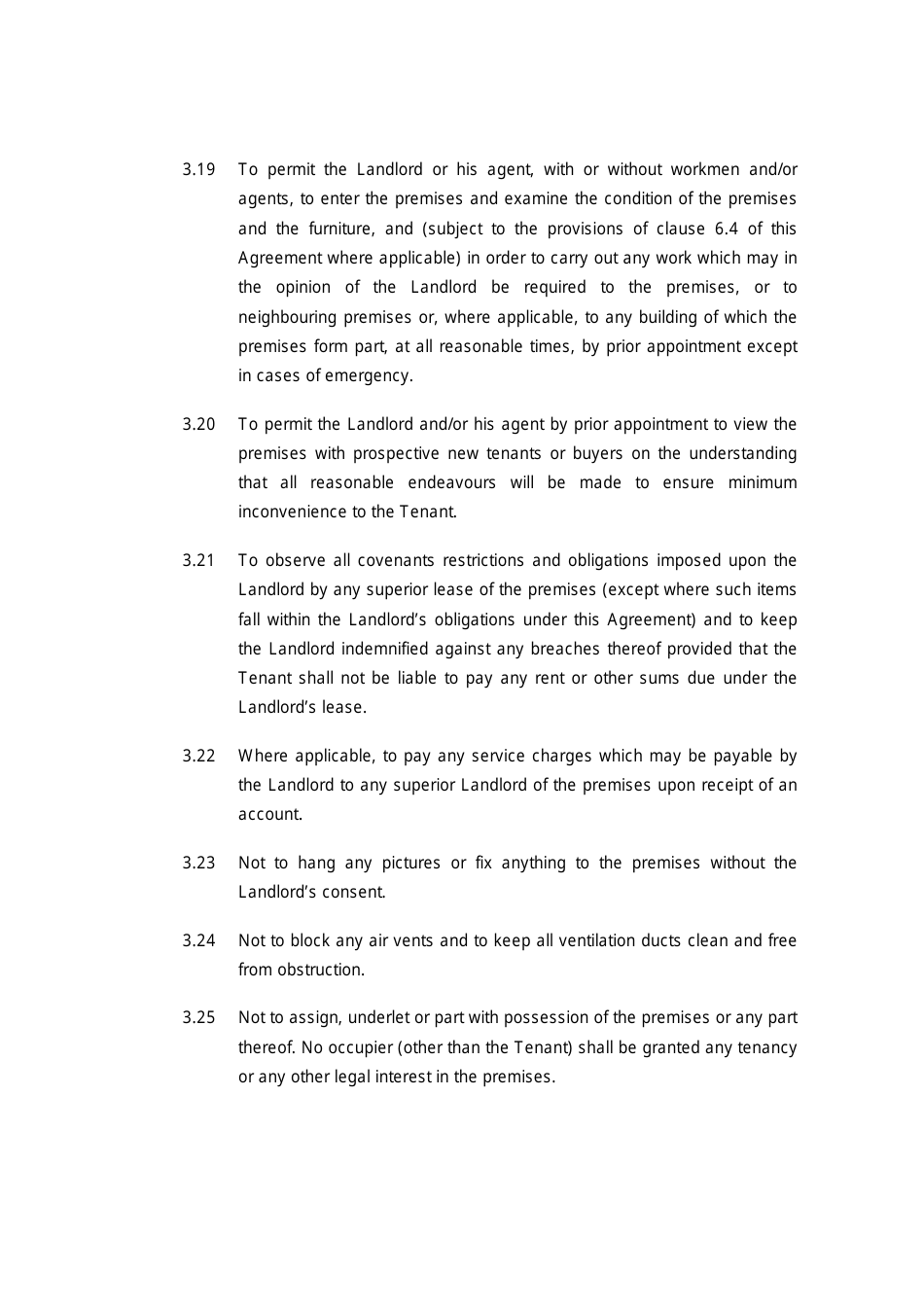 Tenancy Agreement Template (Fixed Term) - United Kingdom, Page 5