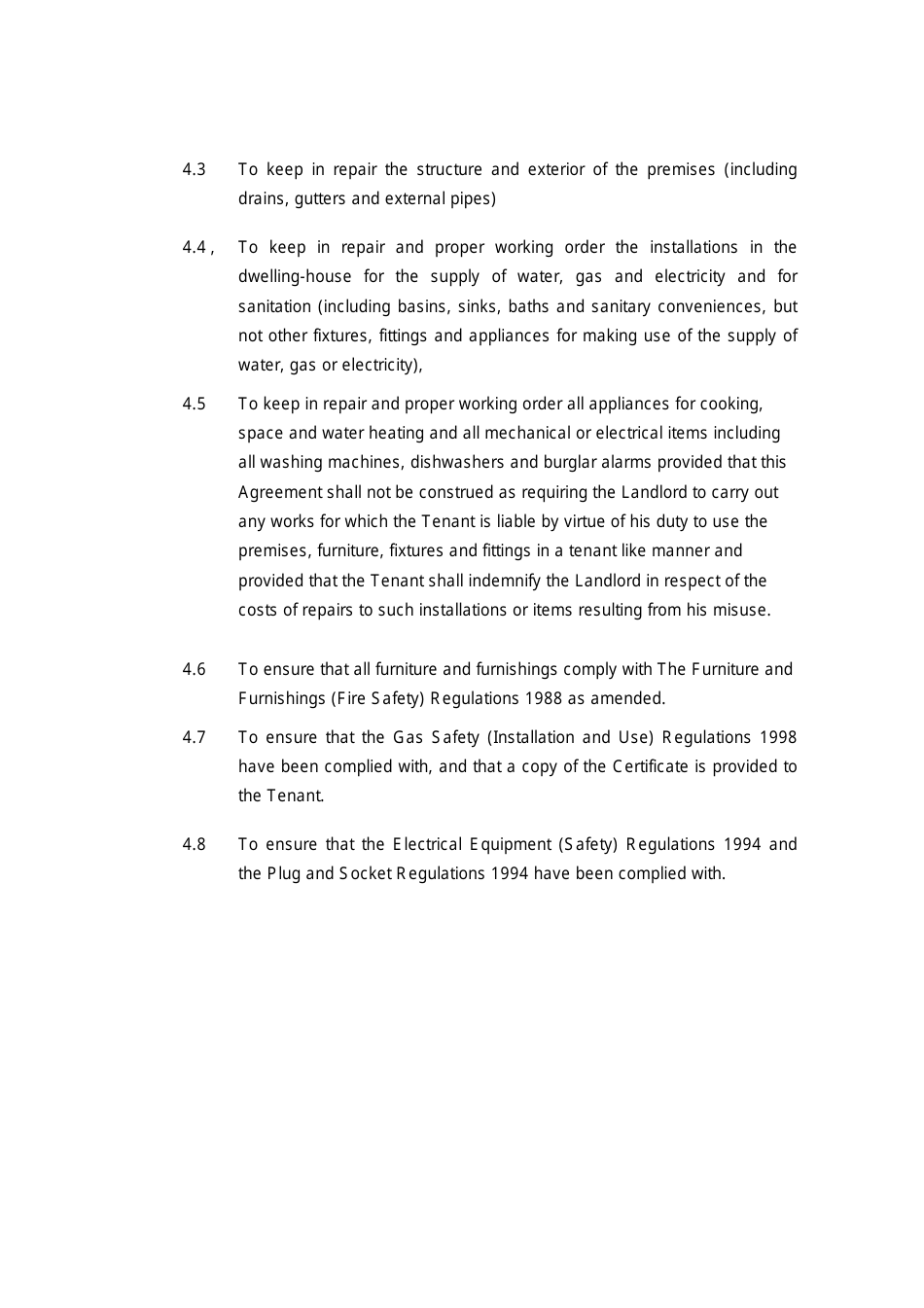 United Kingdom Tenancy Agreement Template Fixed Term Fill Out Sign Online And Download Pdf 2543