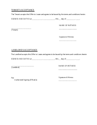 Lease Amendment and Extension Agreement Template, Page 2