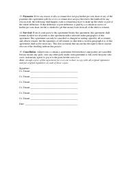 Co-tenancy Agreement Template - Green, Page 3