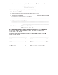 Loan Brokerage Agreement and Loan Brokerage Disclosure Statement Template - Illinois, Page 2