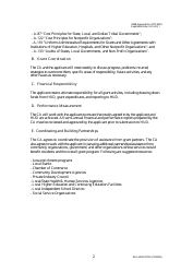 Form HUD-52755 Sample Contract - Administrative Partnership Agreement, Page 2