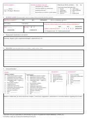 &quot;Outdoor Education Incident Report Form&quot; - New Zealand, Page 2