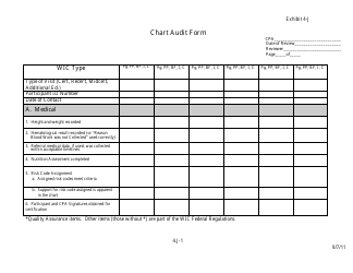 Document preview: Exhibit 4-J Chart Audit Form - Minnesota