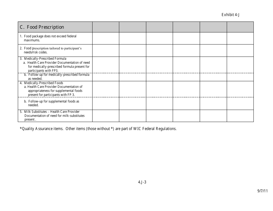 Exhibit 4-J Chart Audit Form - Minnesota, Page 3