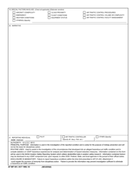 AF IMT Form 651 Hazardous Air Traffic Report (HATR), Page 2