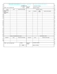 Document preview: AF Form 654 PIF/Safety/Annual Currency Record (Aero Club) (LRA)