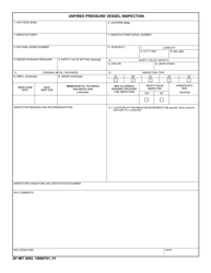 Document preview: AF IMT Form 4065 Unfired Pressure Vessel Inspection