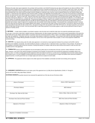 AF Form 3553 Utility Sales Agreement for Non-federal Organizations, Page 2