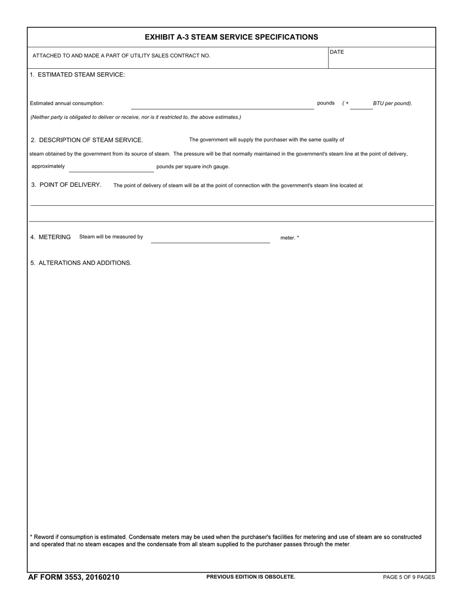 AF Form 3553 Fill Out Sign Online And Download Fillable PDF AF Form 3553 Fill Out Sign Online And Download Fillable PDF