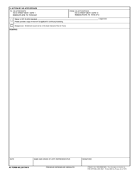AF Form 485 Application for Enlistment - US Air Force Band, Page 2