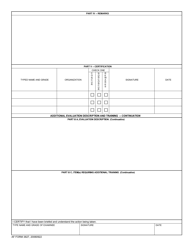 AF Form 3827 Joint Terminal Attack Controller Evaluation and Certification, Page 2