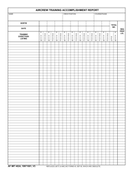 AF IMT Form 4024 Download Fillable PDF or Fill Online Aircrew Training ...