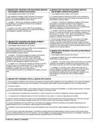 AF IMT Form 4021 Application for Incentive Participation, Page 2