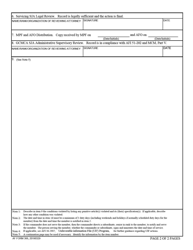AF Form 366 Record of Proceedings of Vacation of Suspended Nonjudicial Punishment, Page 2