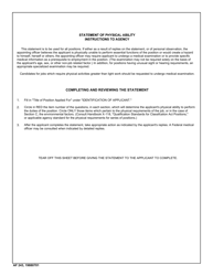 AF Form 243 Statement of Physical Ability - (NAF), Page 4