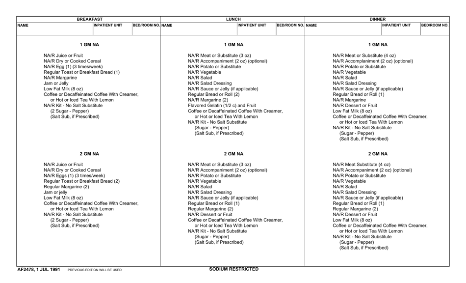 AF Form 2478 Fill Out Sign Online And Download Fillable PDF af-form-2478-fill-out-sign-online-and-download-fillable-pdf