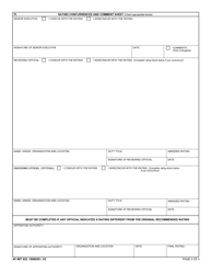 AF IMT Form 925 Senior Executive Appraisal, Page 4