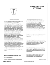 AF IMT Form 925 Senior Executive Appraisal, Page 5