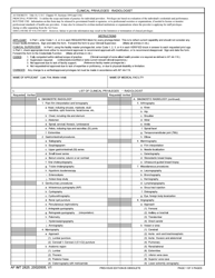 AF IMT Form 2825 Clinical Privileges - Radiologist