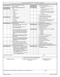 AF IMT Form 2825 Clinical Privileges - Radiologist, Page 3