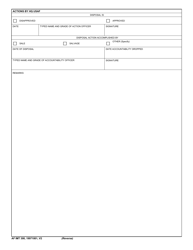 AF IMT Form 300 Facility Disposal, Page 2
