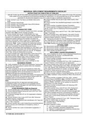 AF Form 4005 Individual Deployment Requirements Checklist, Page 2