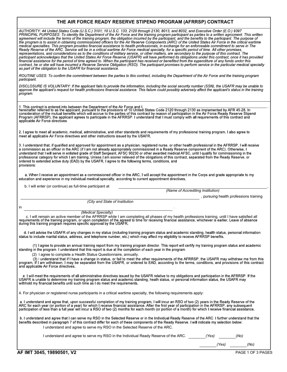 AF IMT Form 3045 Fill Out Sign Online And Download Fillable PDF af-imt-form-3045-fill-out-sign-online-and-download-fillable-pdf