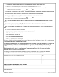 AF IMT Form 3045 The Air Force Ready Reserve Stipend Program (Afrrsp) Contract, Page 3