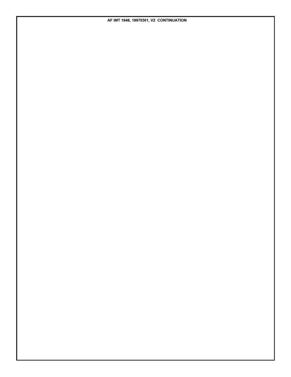 AF IMT Form 1946 Honor Guard Checklist, Page 2