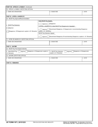 AF Form 1971 Certification for Incapacitation Pay, Page 3