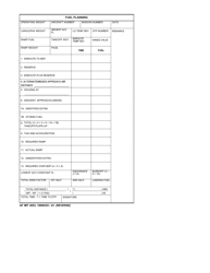 AF IMT Form 4053 Kc-135 Load Planning Worksheet (11-1/2&quot; X 22&quot;), Page 2