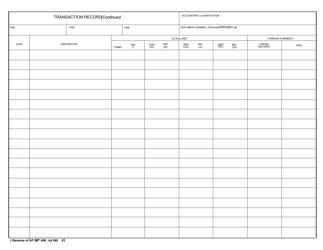 AF IMT Form 406 Miscellaneous Obligation/Reimbursement Document, Page 2