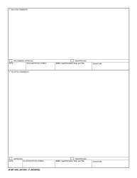 AF IMT Form 4058 Airfield Operations Policy Waiver, Page 2