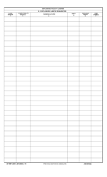 AF IMT Form 2047 Explosives Facility License, Page 2